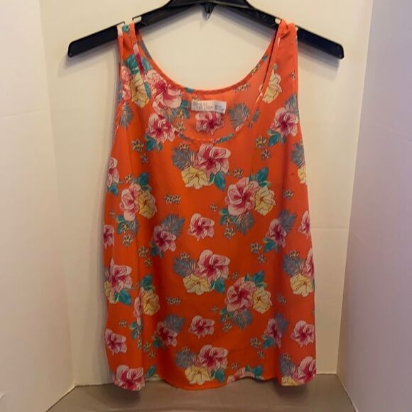 Time and tru tank shirt Xxl floral - Picture 1 of 3